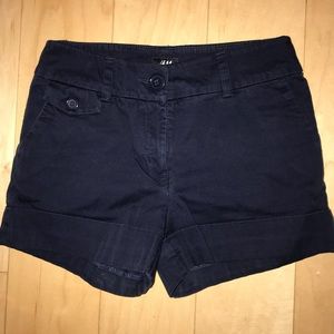 Navy blue shorts